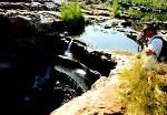 Bell Gorge Wasserfall zum Hauptteich