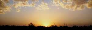 Sonnenuntergang über der Simpson Desert